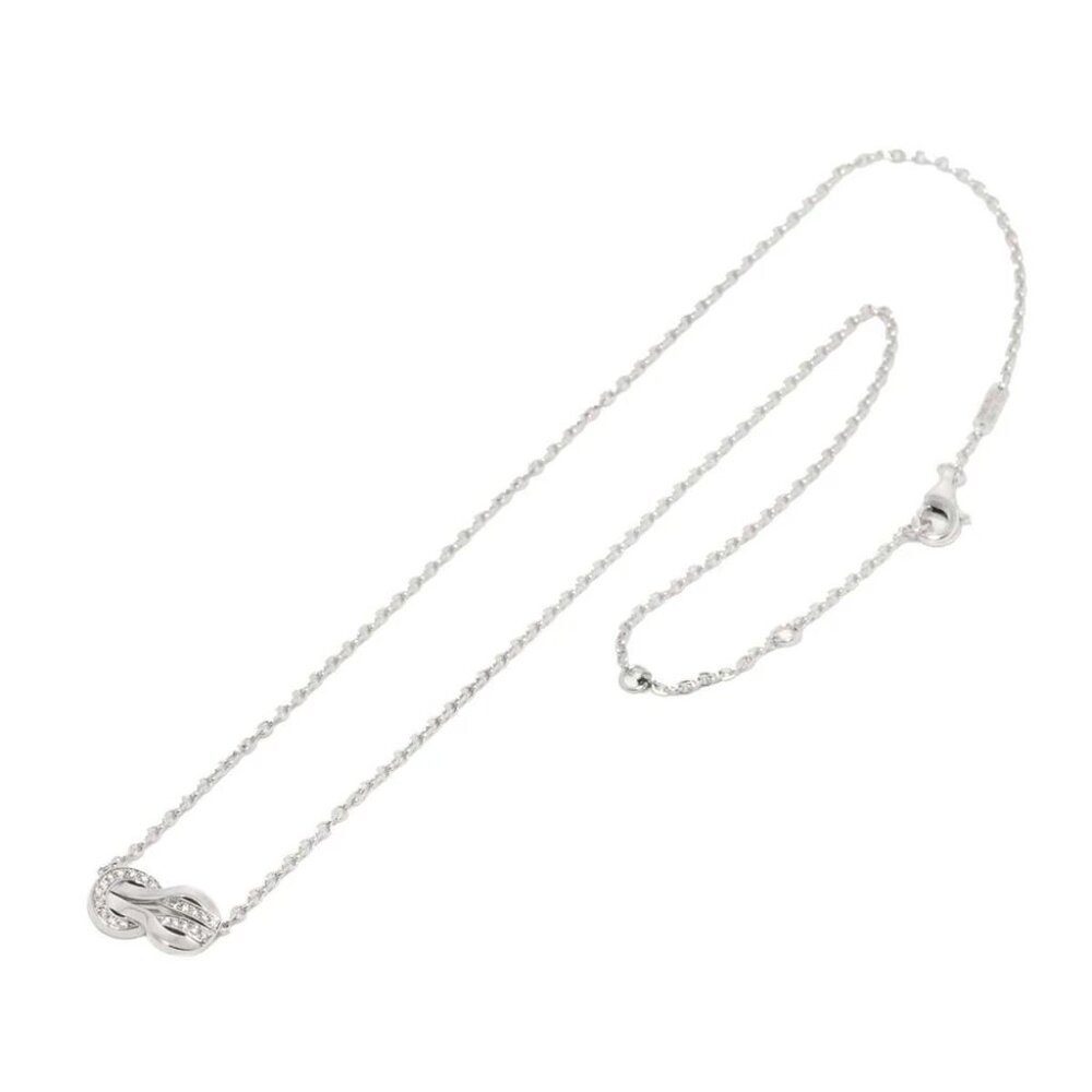 FRED Chance Infini Diamond Necklace 18K White Gold 750 90270570
